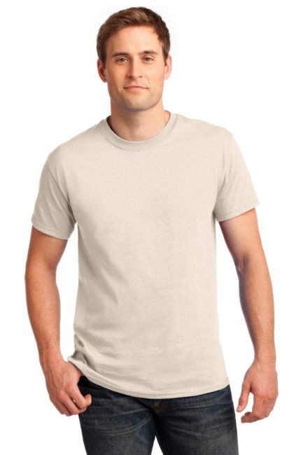 Gildan 100 cotton T-Shirt in Natural