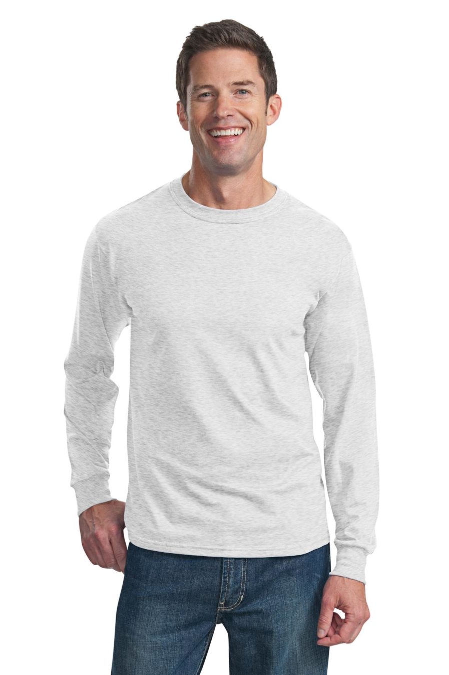 fruit of the loom long sleeve t shirts mens