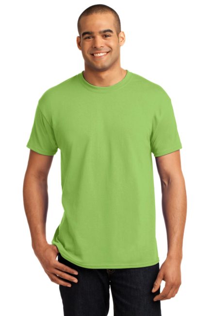 Lime Green Poly 50/50 t-shirt