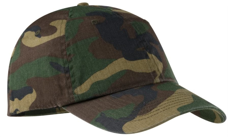 Military Camo Port Authority Cap