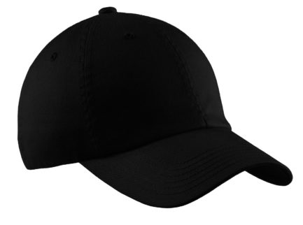Black unstructured portflex cap
