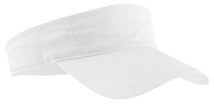 White visor Port & Co Fashion