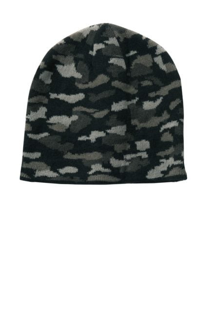 Port & co camo beanie black