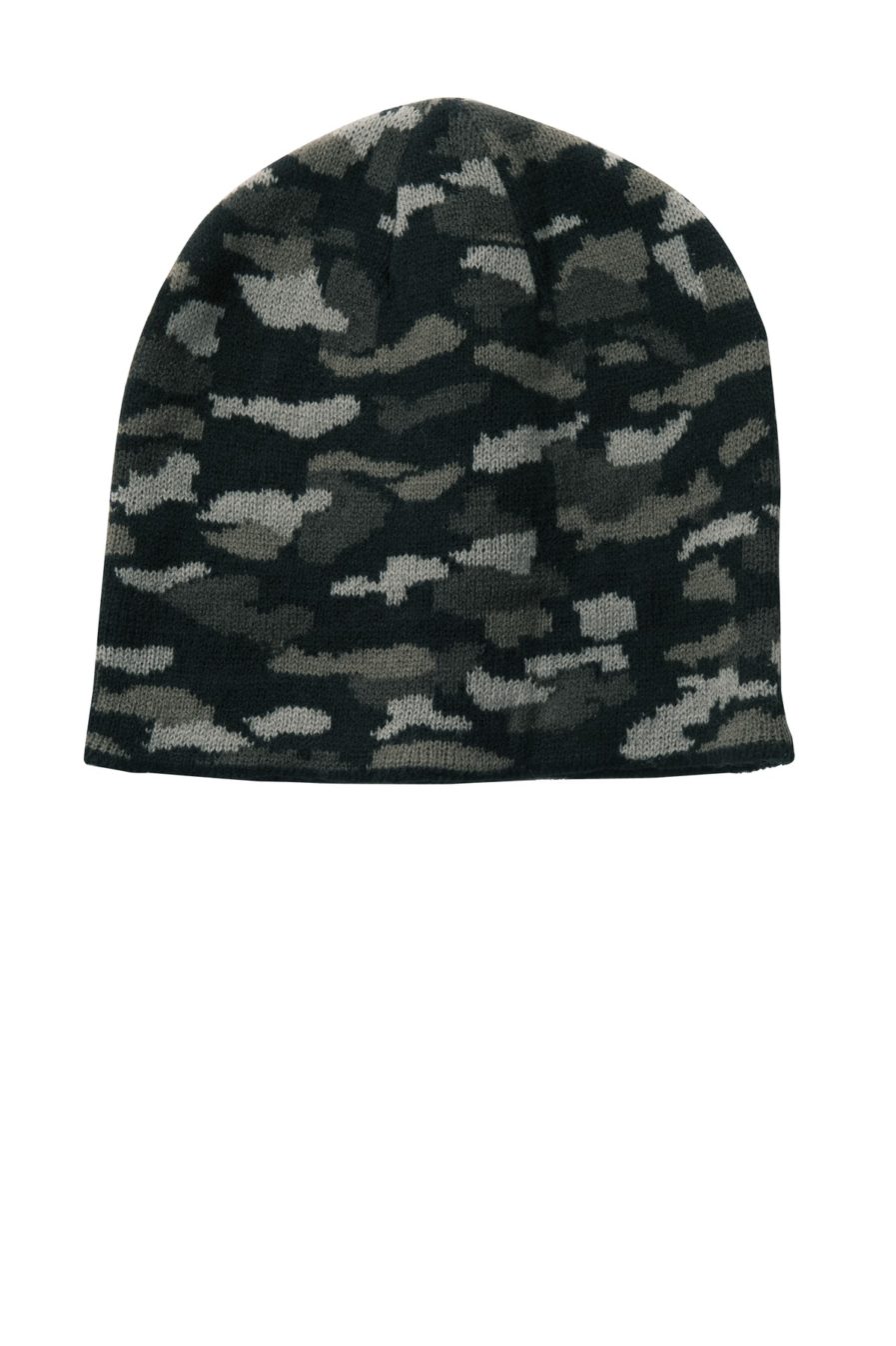 Port & co camo beanie black