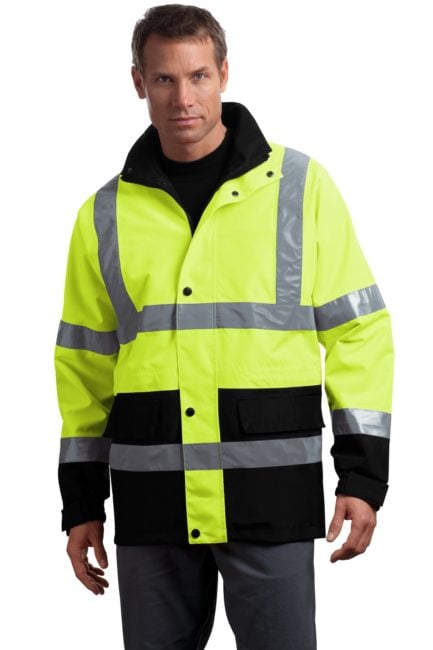 Waterproof Parka Safety yellow CornerStone