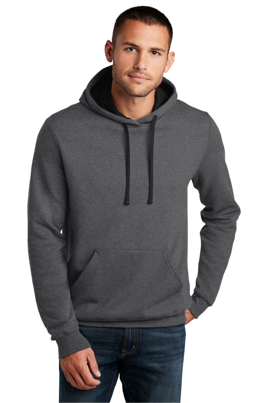 DT810 - District - Young Mens The Concert Fleece Hoodie - Safari Sun