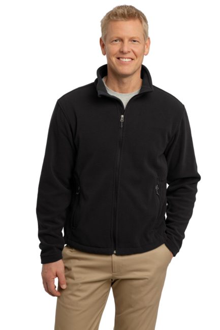 Black Full zip Fleece Jacket Port Authority