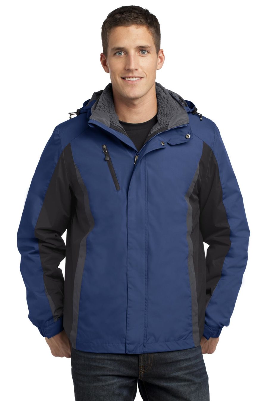 J321 - Port Authority Colorblock 3-in-1 Jacket - Safari Sun