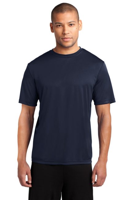 Navy Performance Poly tee