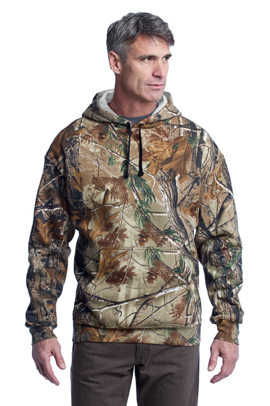 S459R - Russell Outdoors - Realtree Pullover Hooded Sweatshirt - Safari Sun