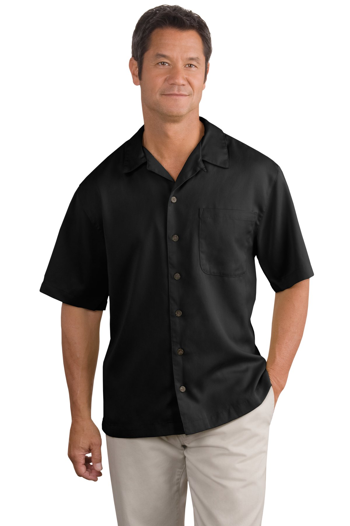 S535 – Port Authority Easy Care Camp Shirt – Safari Sun