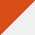 Deep Orange/ White