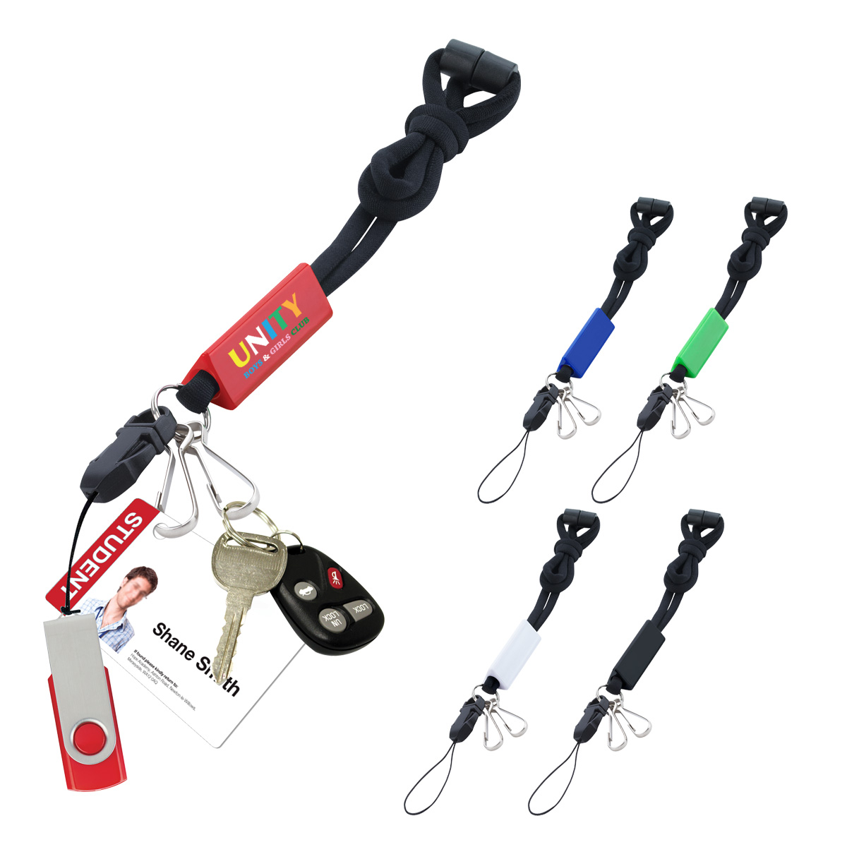 HT02026 Utility Lanyard With Attachments Safari Sun