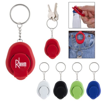 HT02033 - Clip-On Bottle Opener Key Chain