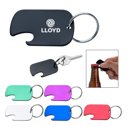 HT02063 - Dog Tag Bottle Opener Key Ring