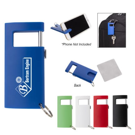 HT0211 - Phone Stand And Cleaning Cloth Key Tag