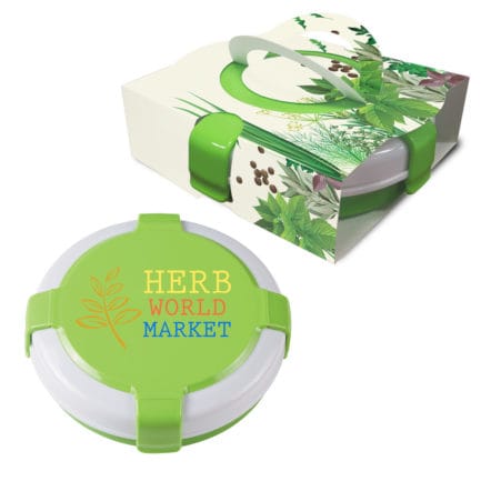 HT02129PH - Silicone Collapsible Lunch Set With Custom Handle Box