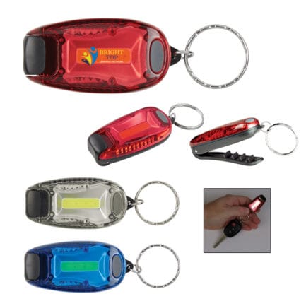 HT0217 - COB Clip Light Key Tag