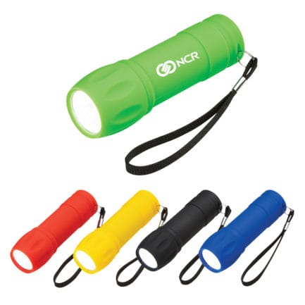HT02546 - Rubberized COB Light With Strap