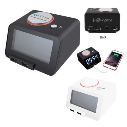 HT02758 - Homtime 3-In-1 Alarm Clock With Speaker