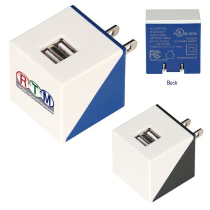 HT02826 - UL Listed Diagonal Dual Port Adapter