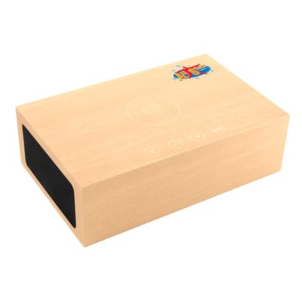 HT02888 - BlueSequoia Alarm Clock With Qi Charging Station And Wireless Speaker