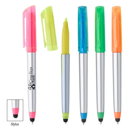 HT0324 - Trilogy Highlighter Stylus Pen