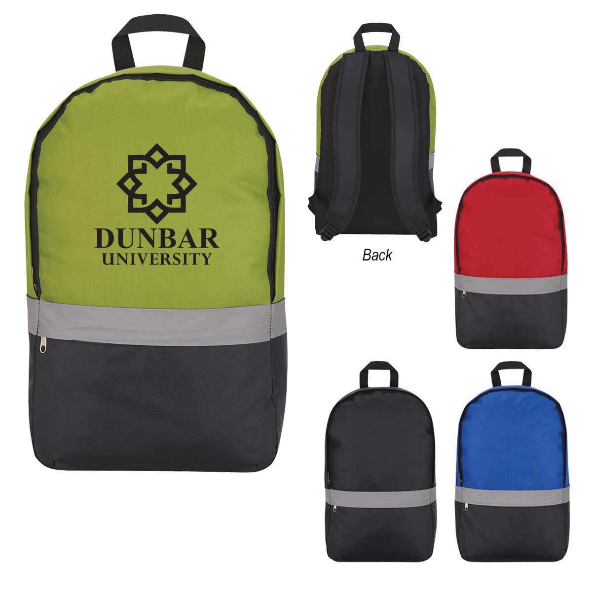 HT03442 Reflective Strip Backpack Safari Sun