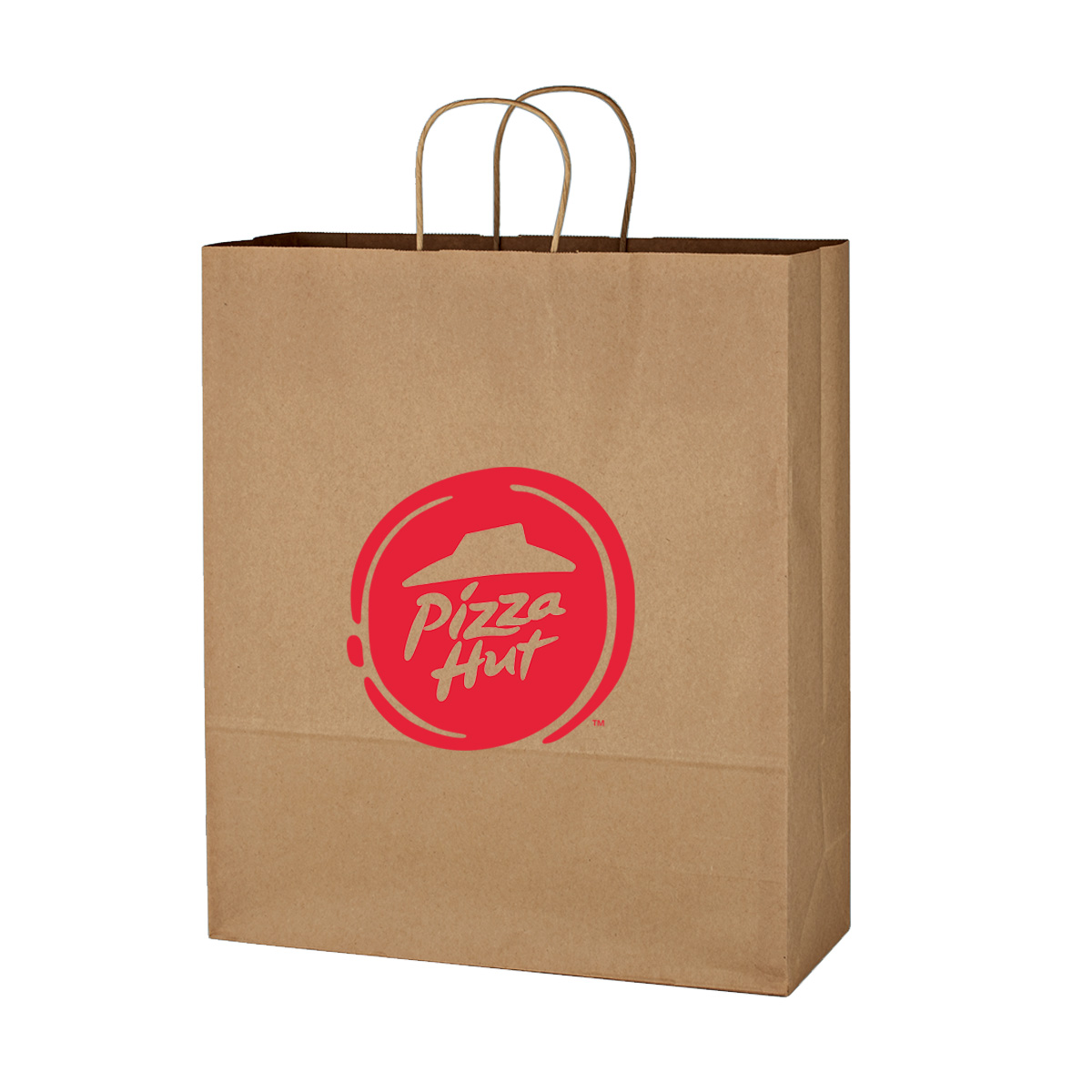 HT03904 - Kraft Paper Brown Shopping Bag - 16 x 19 ...