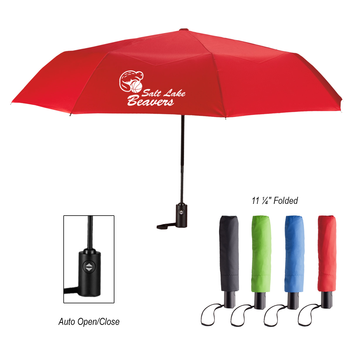 HT04123 42 Arc Automatic Open And Close Folding Umbrella Safari Sun