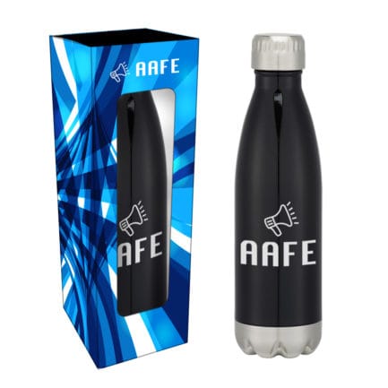 HT05706PW - 16 Oz Stainless Steel Swig Bottle With Custom Window Box