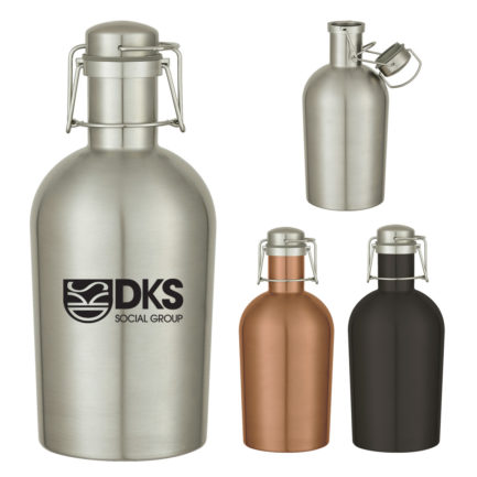 HT05709 - 64 Oz Stainless Steel Growler