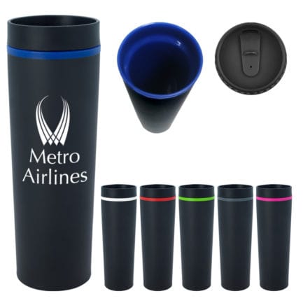HT05718 - 16 Oz Milan Stainless Steel Tumbler