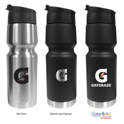HT05737 - 20 Oz Stainless Steel Cross Trainer Bottle