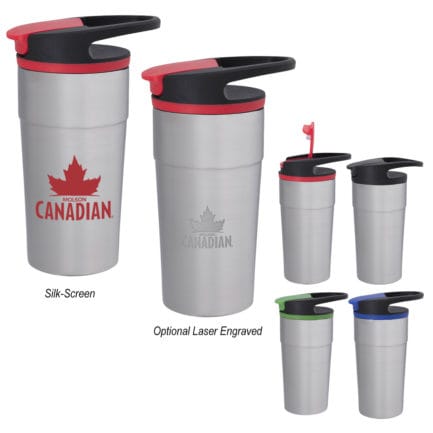 HT05742 - 16 Oz. Stainless Steel Roswell Tumbler