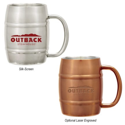 HT05751 - 14 Oz Moscow Mule Barrel Mug