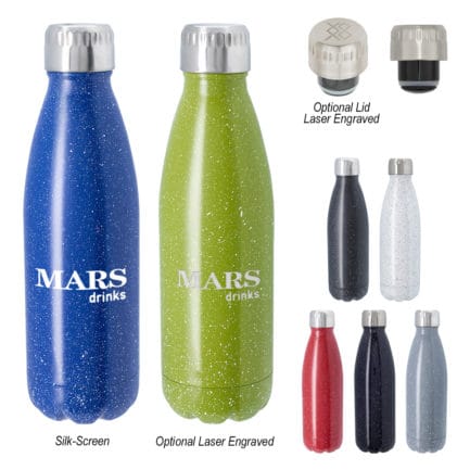 HT05763 - 16 Oz Stainless Steel Speckled Swig Bottle