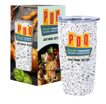 HT05764PW - 20 Oz Speckled Himalayan Tumbler With Custom Window Box