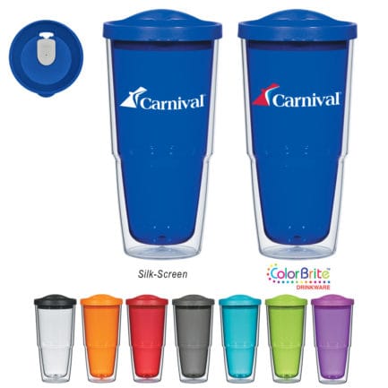 HT05853 - 24 Oz Biggie Tumbler With Lid