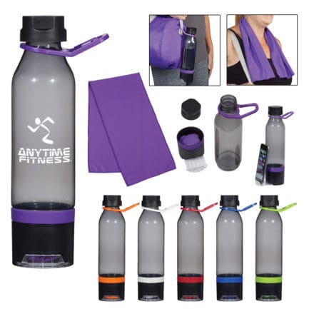 HT05875 - 15 Oz Energy Sports Bottle With Phone Holder