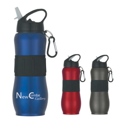 HT05877 - 28 Oz Stainless Steel Sport Grip Bottle