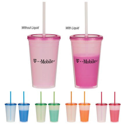 HT05930 - 16 Oz Econo Color Changing Tumbler
