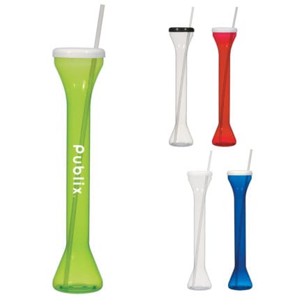 HT06002 - 24 Oz Yard Cup With Straw