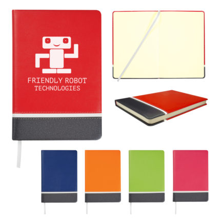 HT06942 - 6 x 8 Padded Prismatic Accent Journal