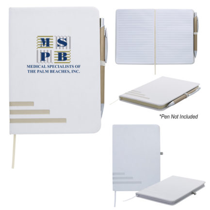HT06967 - 5 x 7 Metallic Stripe Journal