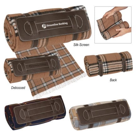 HT07024 - Tartan Roll-Up Blanket