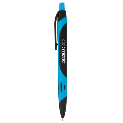 HT0833 - Two-Tone Sleek Write Rubberized Pen