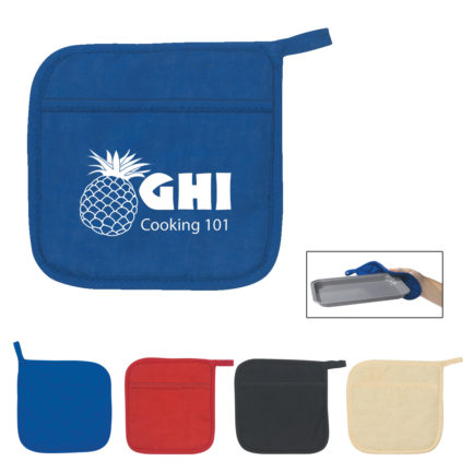 HT09001 - Quilted Cotton Canvas Pot Holder