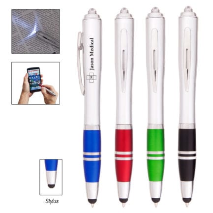 HT0919 - Venus Pen With LED Light And Stylus