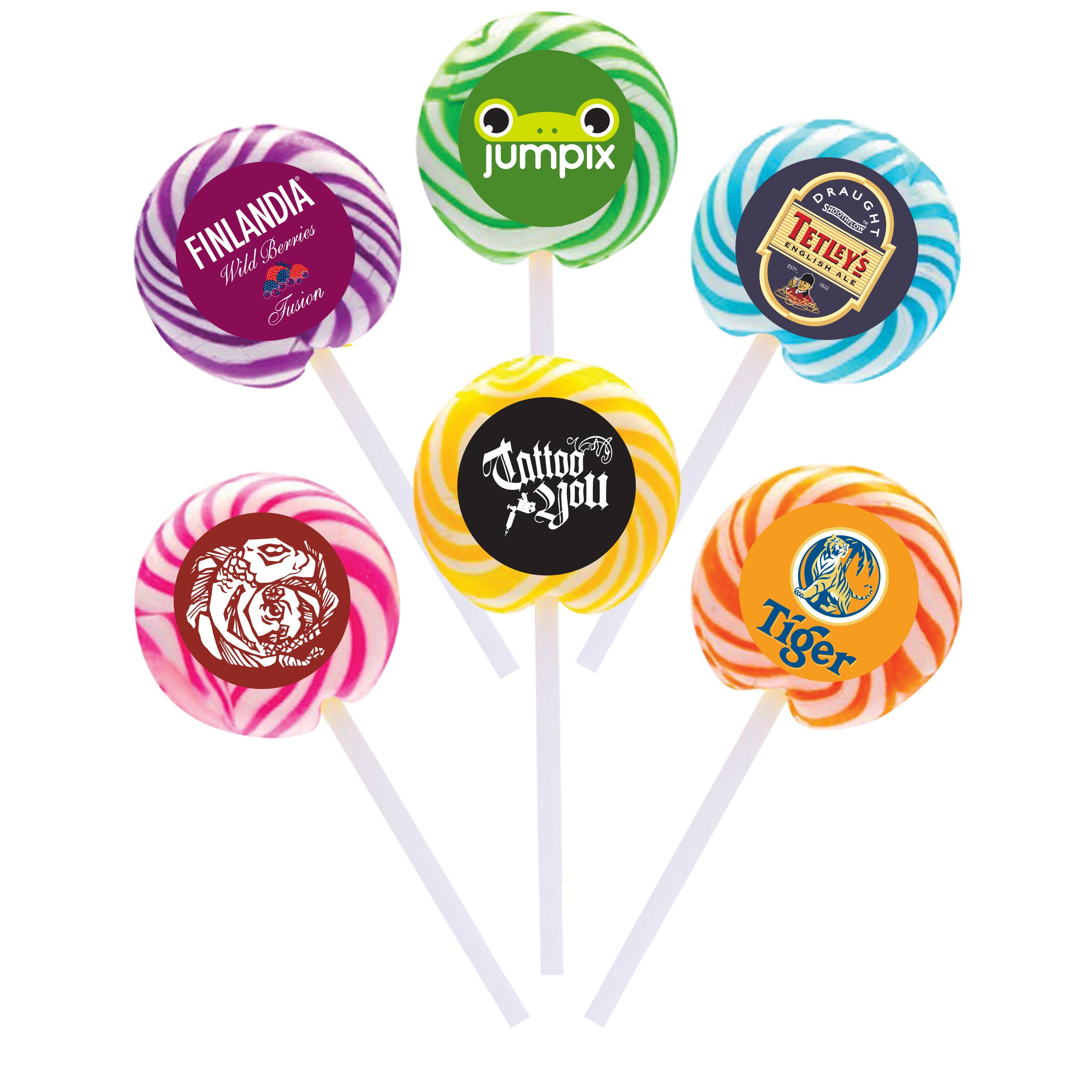 Ht0swirlpop1 Swirl Lollipop With Round Label Safari Sun